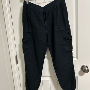 Community Black Cargo Jogger